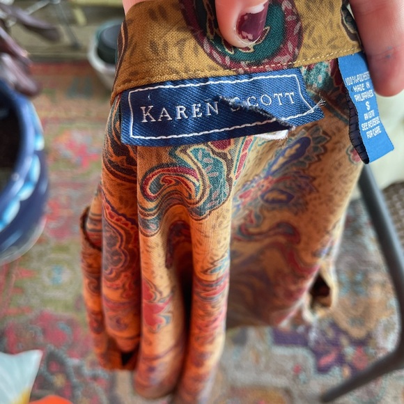 Vintage Karen Scott button-up - Picture 3 of 4